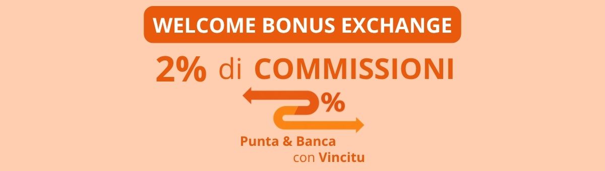 Welcome Bonus Exchange Vincitu